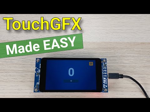 Видео: Начало работы с сенсорными ЖК-экранами: демонстрация TouchGFX [часть 1]