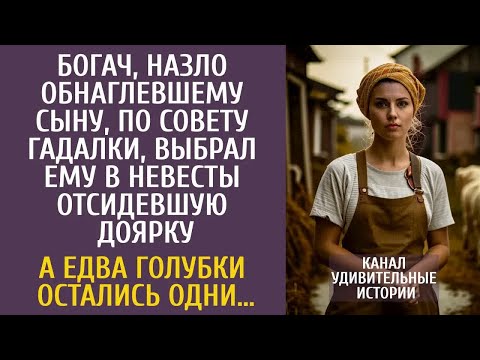 Видео: Богач, назло обнаглевшему сыну, по совету гадалки, выбрал ему в невесты отсидевшую доярку….