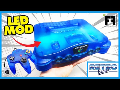 Видео: Преображение NINTENDO 64 с помощью LED Mod: проект «ВОССТАНОВЛЕНИЕ»