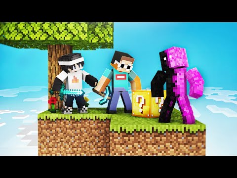 Видео: Minecraft Skyblock, но есть Luckyblocks