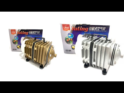 Видео: SunSun ACO-004 и АСО-005 компрессор для пруда водоема септика