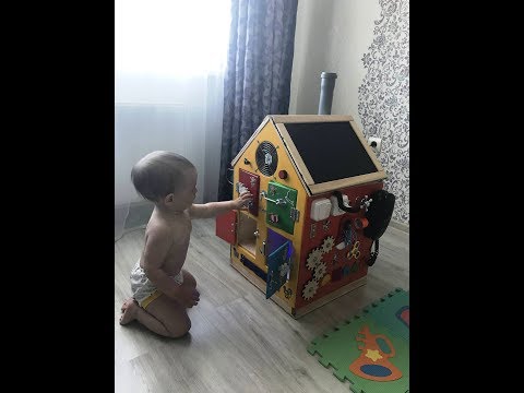 Видео: Супер бизиборд домик для сына + увлажнитель воздуха для жены