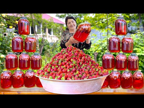Видео: Невероятная Техника Консервирования Клубничного Компота! Секретный Метод, Который Вы Должны Увидеть!