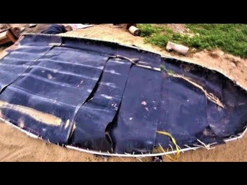 Видео: ЧТО СТАЛО С МОЕЙ ЛОДКОЙ. ВСЯ ПРАВДА О ПНД. Люверсная vs каркасная системы  крепления защиты