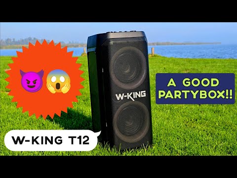 Видео: W-king T12 — Soundtest для использования в помещении и на улице «ВАУ, МОЩНЫЙ ЗВУК 370 ВАТТ!»