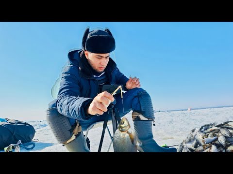 Видео: Капчагай!Лазурный берег!Лещ и вобла есть!22.02.2025 Мегатрудовая рыбалка!