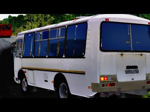 Видео: Omsi 2. ПАЗ-32054. Карта: Деревенька. Маршрут 250.
