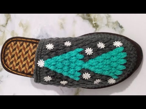 Видео: жана жылдык үй тәпішкесі 1-бөлім😍😍Новогодный домашний тапочка 1-часть😍😍