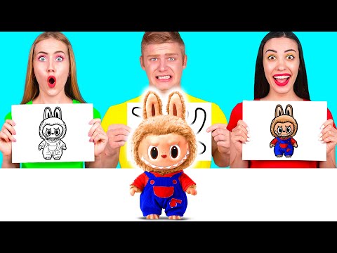 Видео: Кто Лучше Нарисует Предмет, Получит Его | Творческая Арт-Битва от TeenChallenge