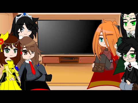 Видео: Реакция Основателей Хогвартса + Гарри, Герми/Reaction of the Founders of Hogwarts + Harry, Hermi. 🇺🇸