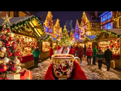 Видео: Самый волшебный рождественский рынок в Страсбурге, Франция! Вы не поверите, какие здесь огни! 🎄✨