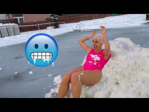 Видео: Ще издържа ли в леден басейн през зимата?
