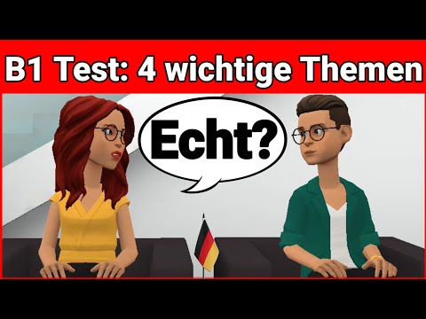 Видео: Устный экзамен по немецкому языку B1 | Планируем что-то вместе/диалог | 4 важные темы | говорить