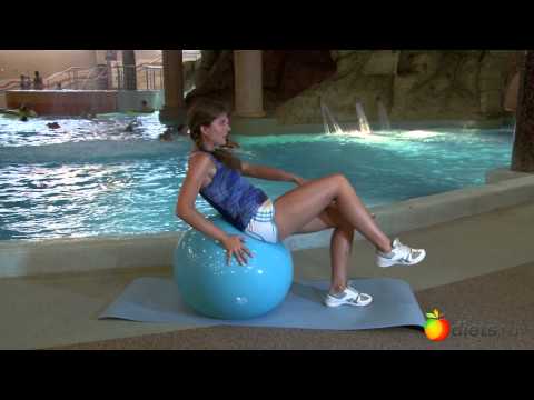 Видео: Фитнес-видео от Diets.ru Комплекс упражнений «Плоский живот и тонкая талия»