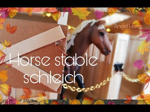 Видео: Конюшня из палочек/schleich