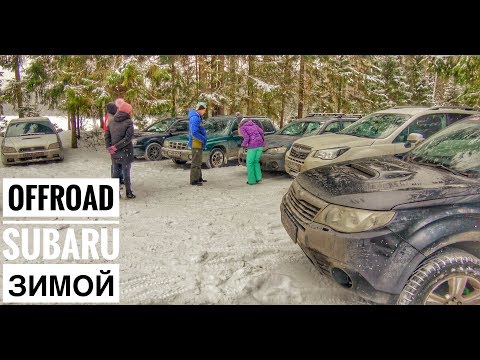 Видео: Offroad Субару Форестер, Легаси, Оутбек и Импреза | Шесть Субару покоряют горки