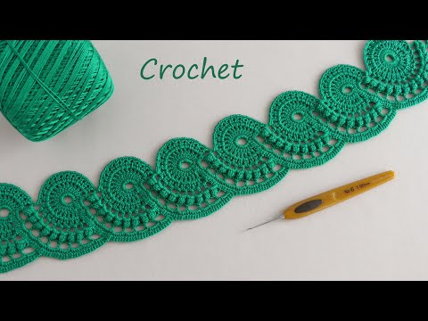 Видео: Очень КРАСИВОЕ ленточное КРУЖЕВО вязание крючком МК 💎 Beautiful and very easy to crochet LACE