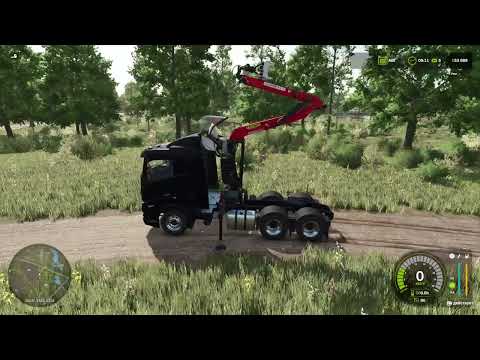 Видео: Мод Volvo FH16 6 x 4 для Farming Simulator 25