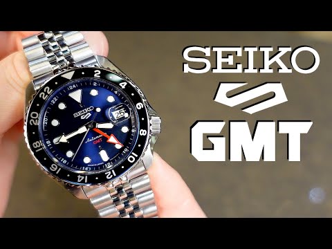 Видео: Seiko 5 SSK003 BLUE GMT — полный обзор