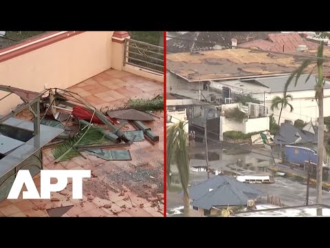 Видео: Кадры с дрона показывают разрушения, вызванные ураганом Мелисса в Монтего-Бей, Ямайка | APT