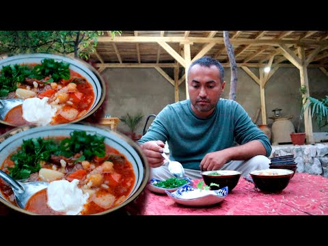 Видео: Andijon to'y Mastavasi | Суп мастава по-узбекски с нутом | soup with chickpeas