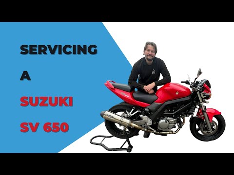 Видео: Обслуживание мотоцикла Suzuki SV 650