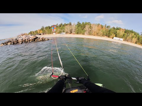 Видео: Октябрьский Лайтвинд - Кайтсерфинг в Новосибирске, 2025