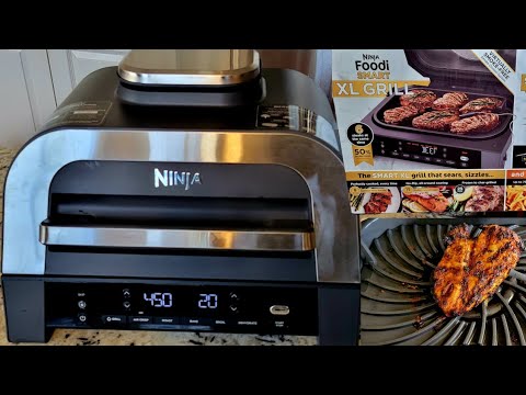 Видео: Гриль Ninja Foodi Smart XL Grill 6-в-1, настольный, для помещений, с интеллектуальной системой пр...