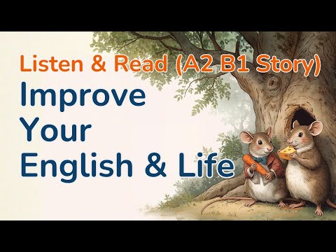 Видео: Хотите улучшить английский и жизнь? Смотрите эту историю!: Городская мышь против деревенской мыши...