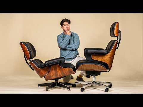 Видео: Они превратили кресло Eames Lounge Chair в офисное кресло — Eureka Mathias Chair