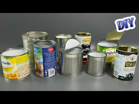 Видео: 🔊3 КРУТЫЕ ИДЕИ💥КОТОРЫЕ МОЖНО СДЕЛАТЬ ИЗ СТАРЫХ ЖЕСТЯНЫХ БАНОК💠ИДЕИ ИЗ КОНСЕРВНЫХ БАНОК