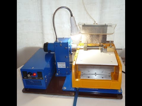 Видео: Настольный камнеобрабатывающий подрезной станок СНП-1