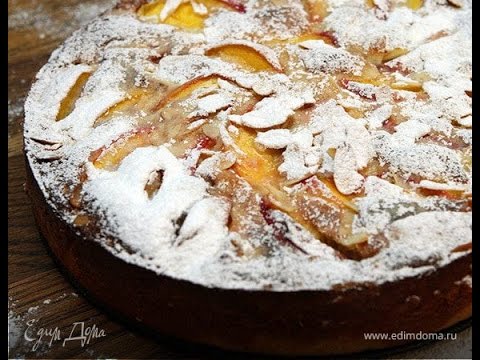 Видео: Юлия Высоцкая — Миндальный торт с персиками