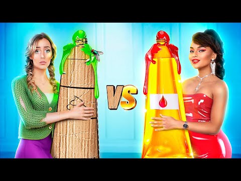 Видео: Кто нарисует лучше? Арт челлендж! Бедная vs богатая
