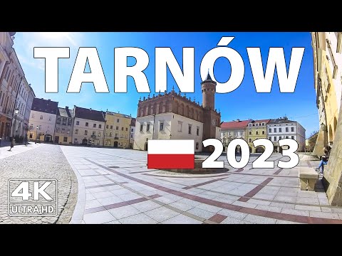 Видео: Тарнов Польше Прогулка Walking Tour ☀️ 4K с Субтитрами