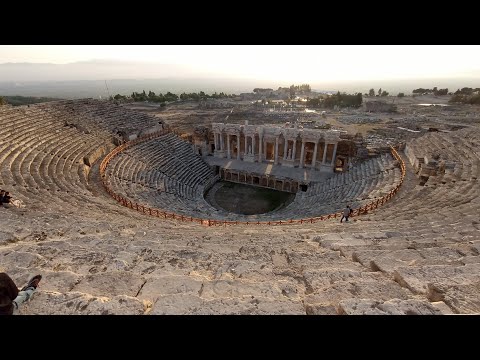 Видео: Денизли и древние города Хиераполис (Памуккале) и Лаодикея в Турции