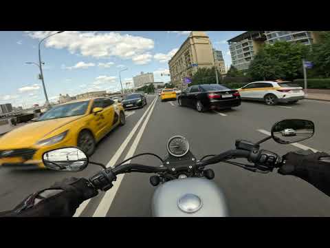 Видео: Вдоль набережной на Harley Davidson Sportster 1200 Часть 3