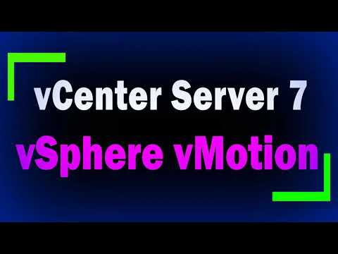 Видео: Настройка vSphere vMotion в vCenter 7 / Миграция виртуальных машин