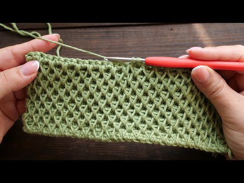 Видео: «Соты» крючком 🐝 «Honeycomb» crochet tutorial