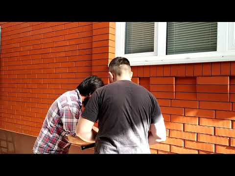 Видео: обновление стены-бесшовная кладка,замена кирпичей в стене, Мастер класс-каменщик