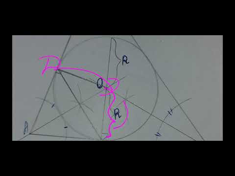 Видео: 7 сынып. үшбұрышқа іштей және сырттай сызылған шеңбер