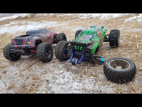 Видео: БРОНТОЗАВР, последняя часть ... Remo Hobby M-MAX круче чем ВЕДРОзавр?