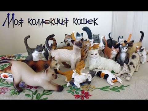 Видео: Моя коллекция фигурок кошек (Schleich, Papo, Bullyland etc.)