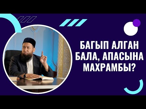 Видео: БАГЫП АЛГАН БАЛА, АПАСЫНА МАХРАМБЫ?