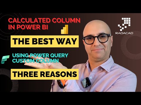 Видео: Лучший способ создания вычисляемого столбца в Power BI Power Query Custom Column