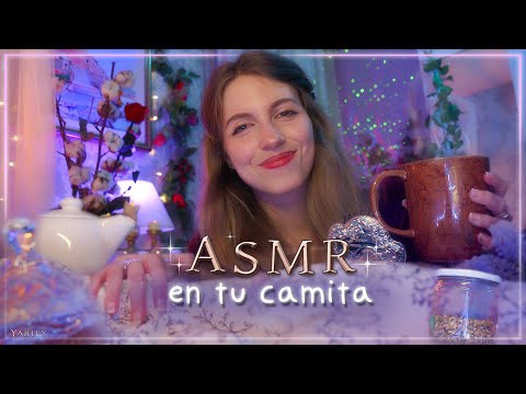 Видео: АСМР в КРОВАТИ ВАШЕЙ мечты 💜🧚🏼‍♀️ Ваш друг готовит вас и помогает заснуть 🌙 ☁【Личное внимание】#13