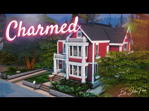 Видео: Зачарованные💫🔮│Строительство│Halliwell Manor│SpeedBuild│NO CC [The Sims 4]