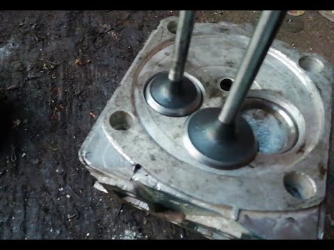 Видео: Притираю клапана на новой головке от трактора т-40. Головка из СССР.