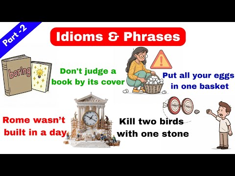 Видео: Идиомы и фразы: изучайте разговорный английский || Английские идиомы и фразы для начинающих || Ча...