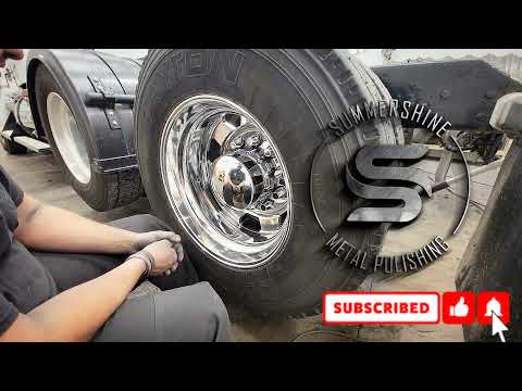 Видео: Как отполировать диск 22,5 с помощью SummerShine